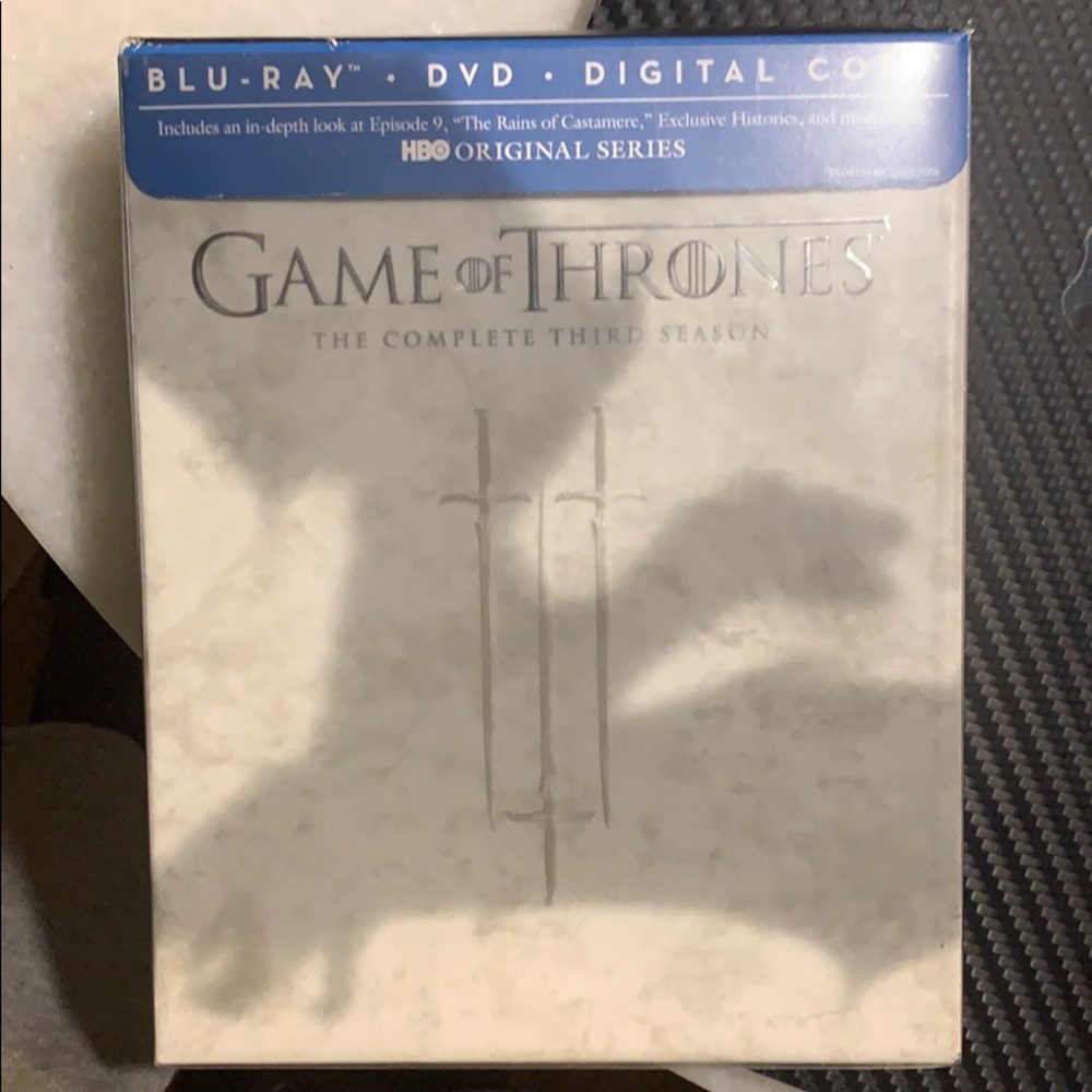 Blu-ray Game of thrones complete Third season